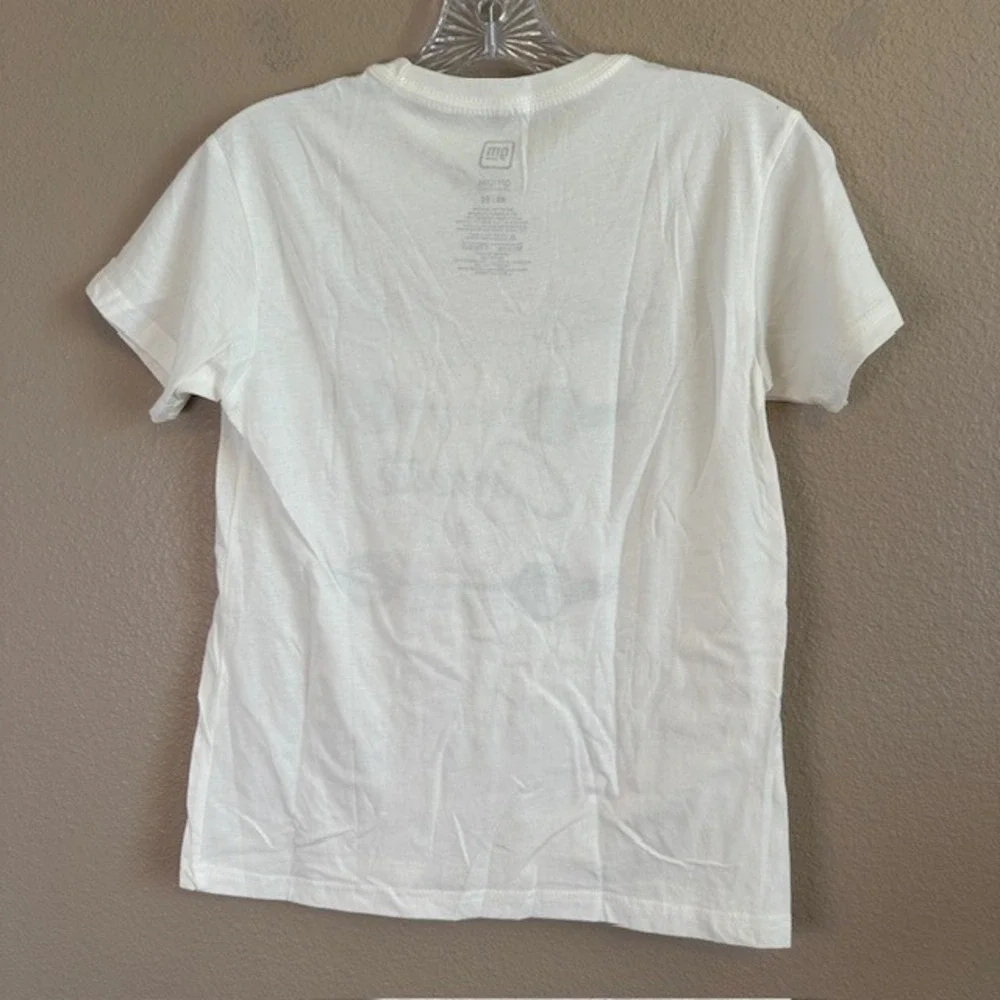 GM Corvette Licensed Men's White Cotton/Poly‎ T-shirt XS NWOT